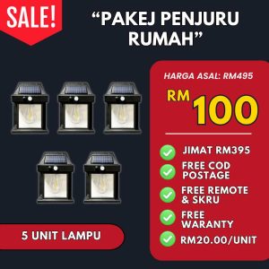 Lampu Solar - 5 Unit